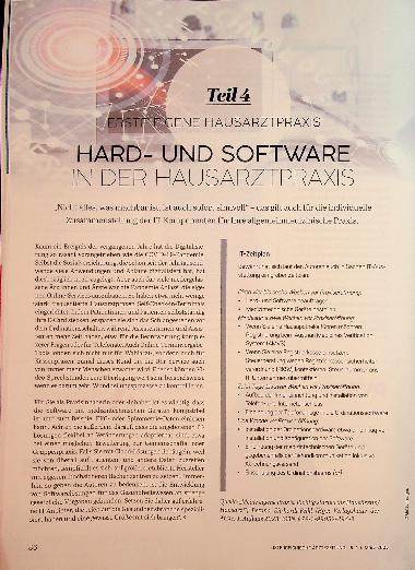 Vorschauseite 1: Hard-und Software in der Hausarztpraxis Teil 4