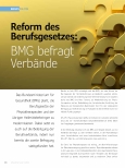 Vorschauseite 1: Reform des Berufsgesetzes: BMG befragt Verbände