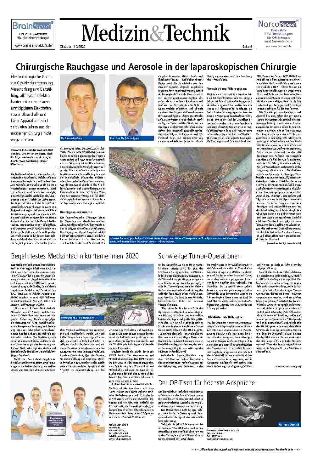 Vorschauseite 1: Medizin & Technik