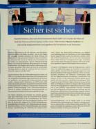 Vorschauseite 1: Sicher ist sicher.