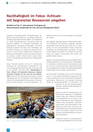 Vorschauseite 1: Nachhaltigkeit im Fokus: Achtsam mit begrenzten Ressourcen umgehen