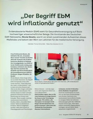Vorschauseite 2: „Der Begriff EbM wird inflationär genutzt“