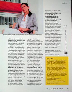 Vorschauseite 4: „Der Begriff EbM wird inflationär genutzt“