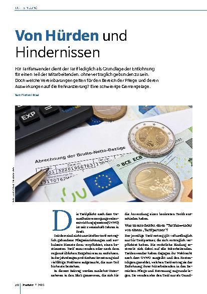 Vorschauseite 1: Von Hürden und Hindernissen