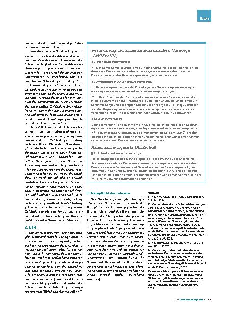 Vorschauseite 3: Arbeitsmedizin und Gefährdungsbeurteilung Anspruch auf Wunschvorsorge