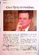 Vorschauseite 1: Otto Pjeta verstorben.