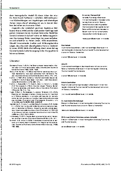 Vorschauseite 3: Pflege auf einer Soteria-Station Einblick in eine besondere Form der psychiatrischen Gesundheitsversorgung