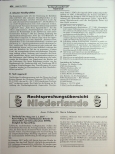 Vorschauseite 1: Rechtsprechungsübersicht Niederlande