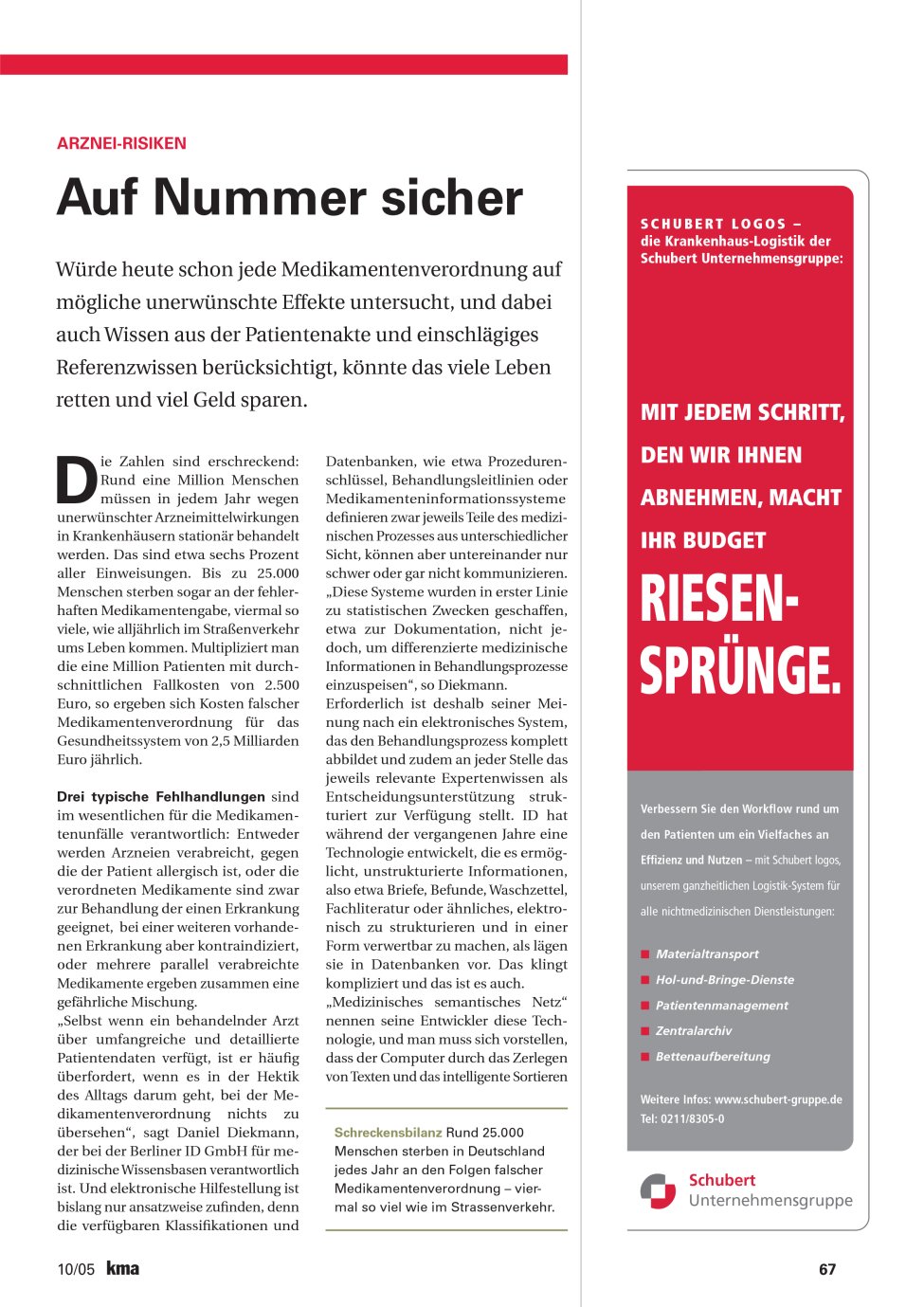 Vorschauseite 1: Auf Nummer sicher