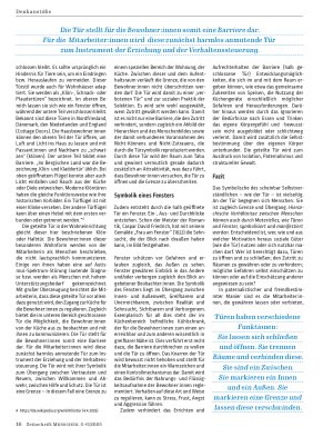 Vorschauseite 2: Die geteilte Tür – Das Symbolische des scheinbar Selbstverständlichen