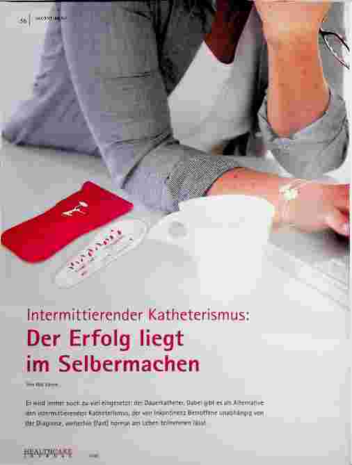 Vorschauseite 1: Intermittierender Katheterismus: Der Erfolg liegt im Selbermachen