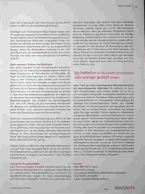 Vorschauseite 4: Intermittierender Katheterismus: Der Erfolg liegt im Selbermachen