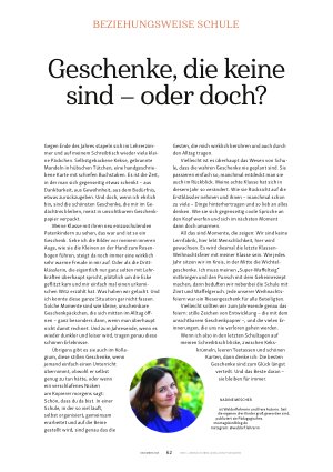 Vorschauseite 1: Geschenke, die keine sind – oder doch?
