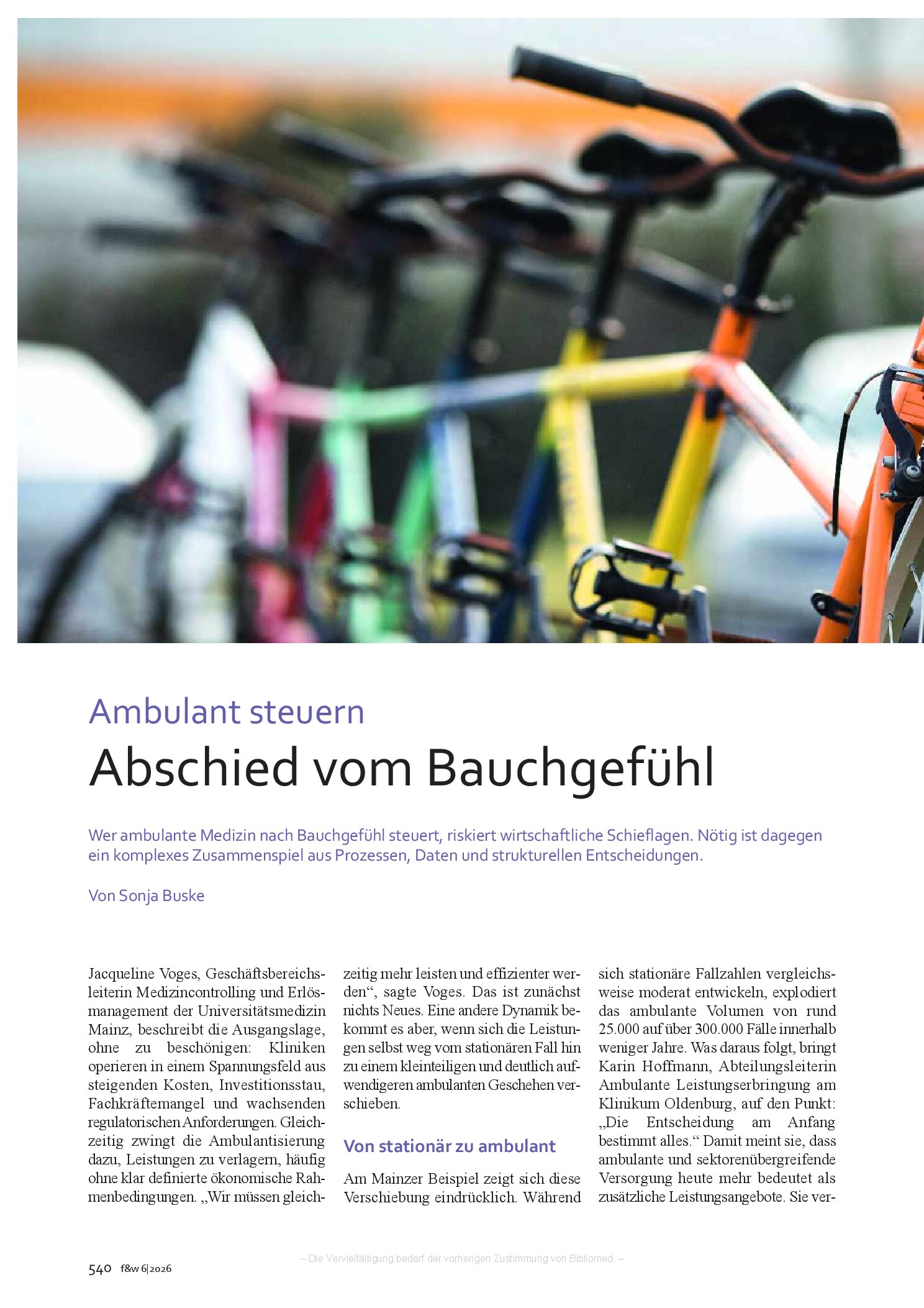 Vorschauseite 1: Abschied vom Bauchgefühl