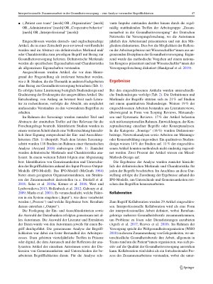 Vorschauseite 4: Interprofessionelle Zusammenarbeit in der Gesundheitsversorgung – eine Analyse verwandter Begrifflichkeiten