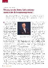 Vorschauseite 1: Übung ist der beste Lehrmeister - auch beim Krisenmanagement!