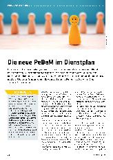 Vorschauseite 1: Die neue PBEM im Dienstplan