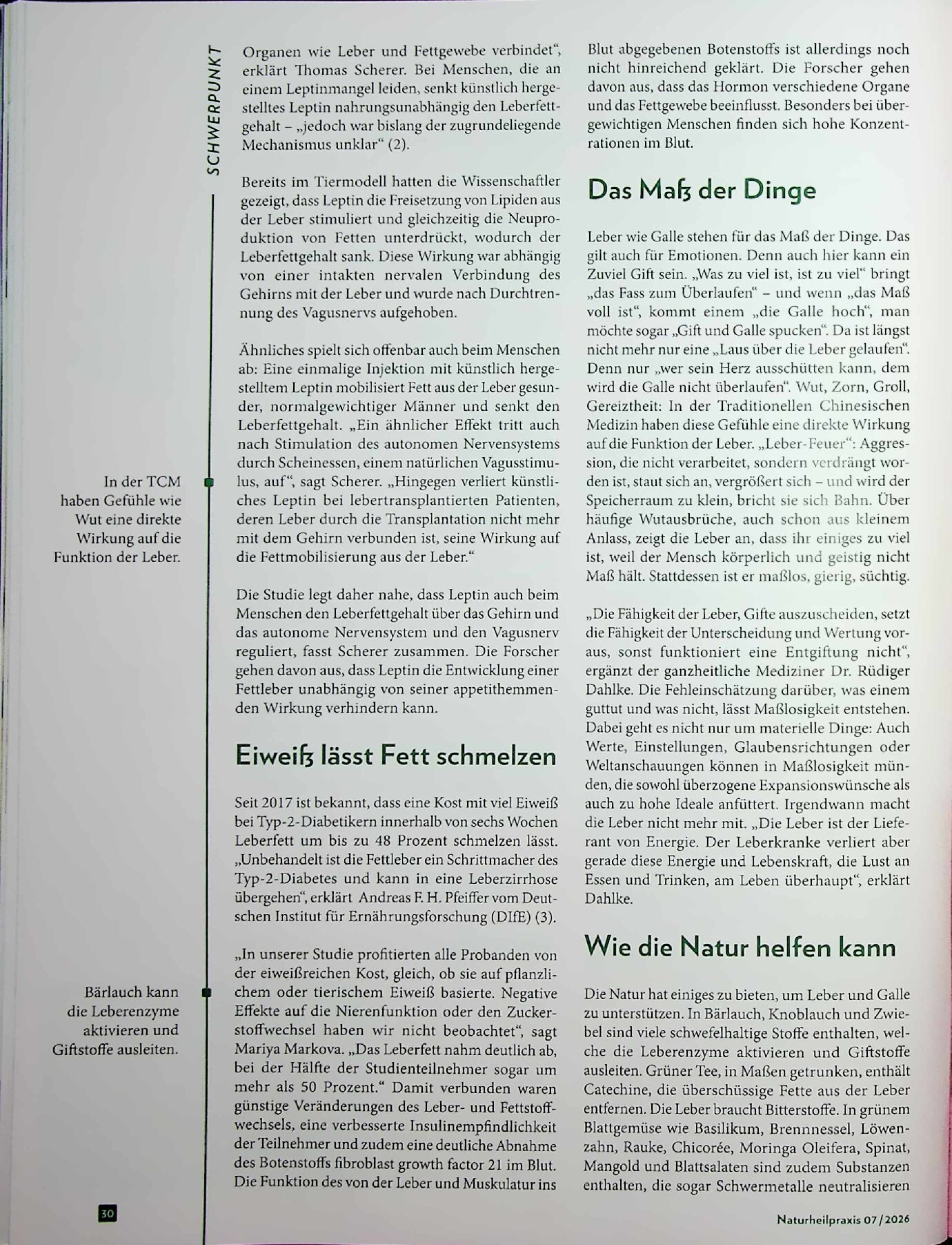 Vorschauseite 3: Leber-Mythen entlarvt. Wenn es dem Entgiftungsorgan zu viel wird