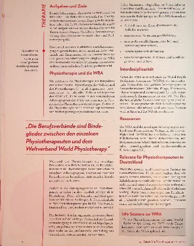 Vorschauseite 2: Das Große und Ganze im Blick Ein Netzwerk für Rehabilitation und Zusammenarbeit