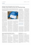 Vorschauseite 1: Kritiker: Bund schiebt sich aus der Verantwortung