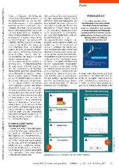 Vorschauseite 4: Graphomotorische Schwächen digital diagnostizieren. Das Assessment "graphobox".