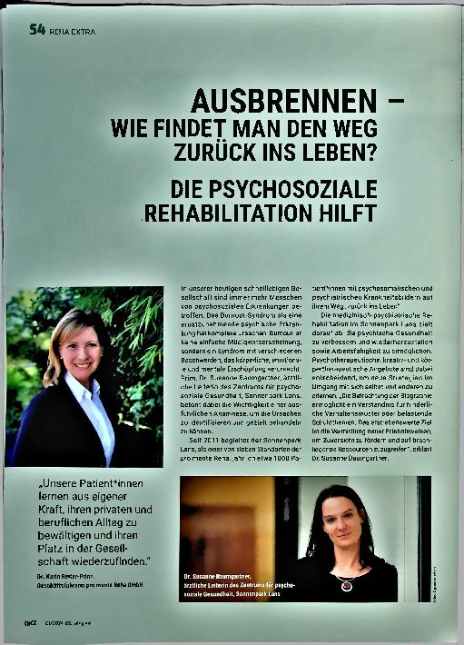 Vorschauseite 1: Ausgebrannt - Wie findet man den Weg zurück ins Leben?