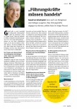 Vorschauseite 1: "Führungskräfte müssen handeln"