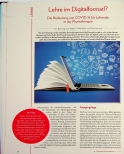 Vorschauseite 1: Lehre im Digitalformat!? LU Die Bedeutung von COVID-19 für Lehrende in der Physiotherapie