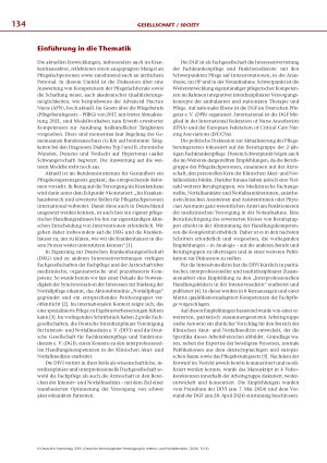 Vorschauseite 2: Interprofessionelle Handlungsfelder der Pflegefachpersonen in der Klinischen Akutund Notfallmedizin*