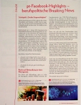 Vorschauseite 1: pt-Facebook-Highlights - berufspolitische Breaking News