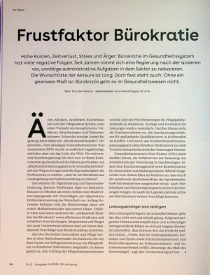 Vorschauseite 1: Frustfaktor Bürokratie