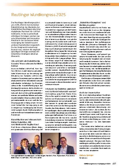 Vorschauseite 1: Reutlinger Wundkongress 2025