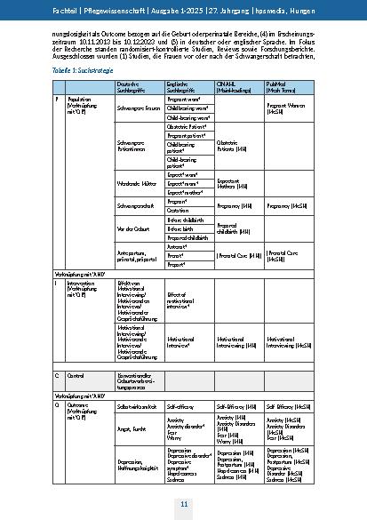 Vorschauseite 3: Auswirkungen von Motivational Interviewing bei Schwangeren auf Selbstwirksamkeit, Angst und Hoffnungslosigkeit Systematischer Literaturreview