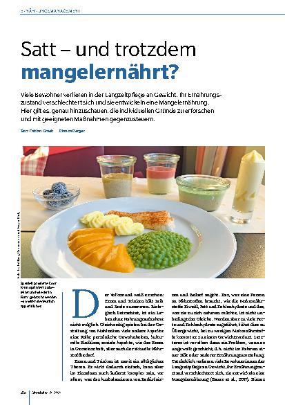 Vorschauseite 1: Satt – und trotzdem mangelernährt?