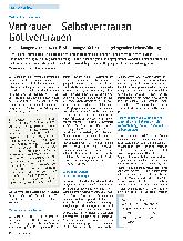 Vorschauseite 1: Vertrauen – Selbstvertrauen – Gottvertrauen: Anmerkungen zu zentralen Bestimmungsstücken einer gelingenden Lebensführung.
