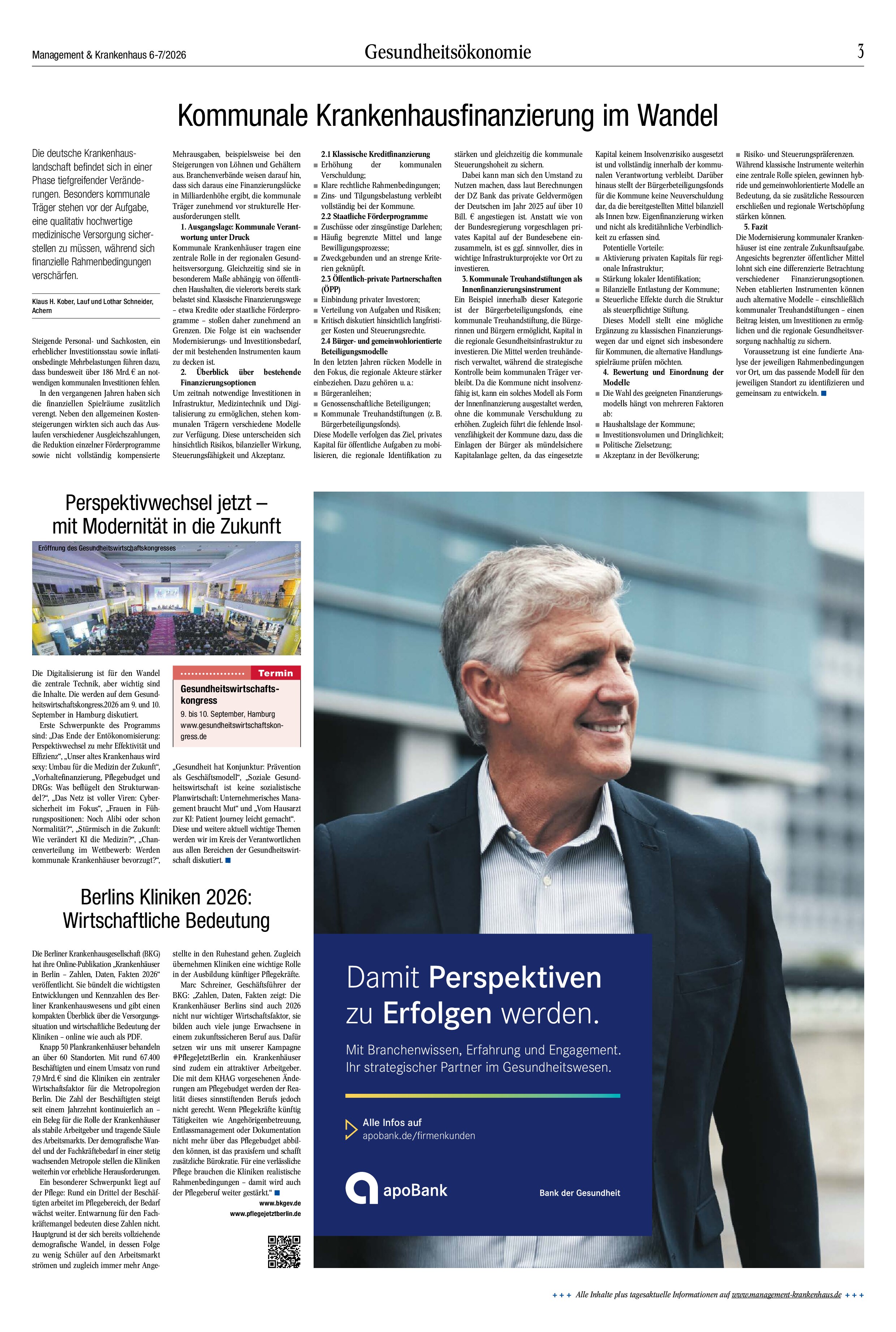 Vorschauseite 2: Gesundheitspolitik