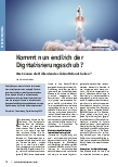 Vorschauseite 1: Kommt nun endlich der Digitalisierungsschub? Was können die Milliarden des Zukunftsfonds bewirken?