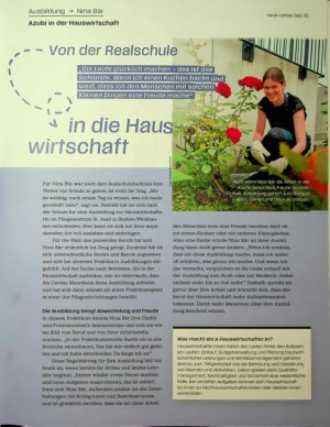 Vorschauseite 1: Von der Realschule in die Hauswirtschaft