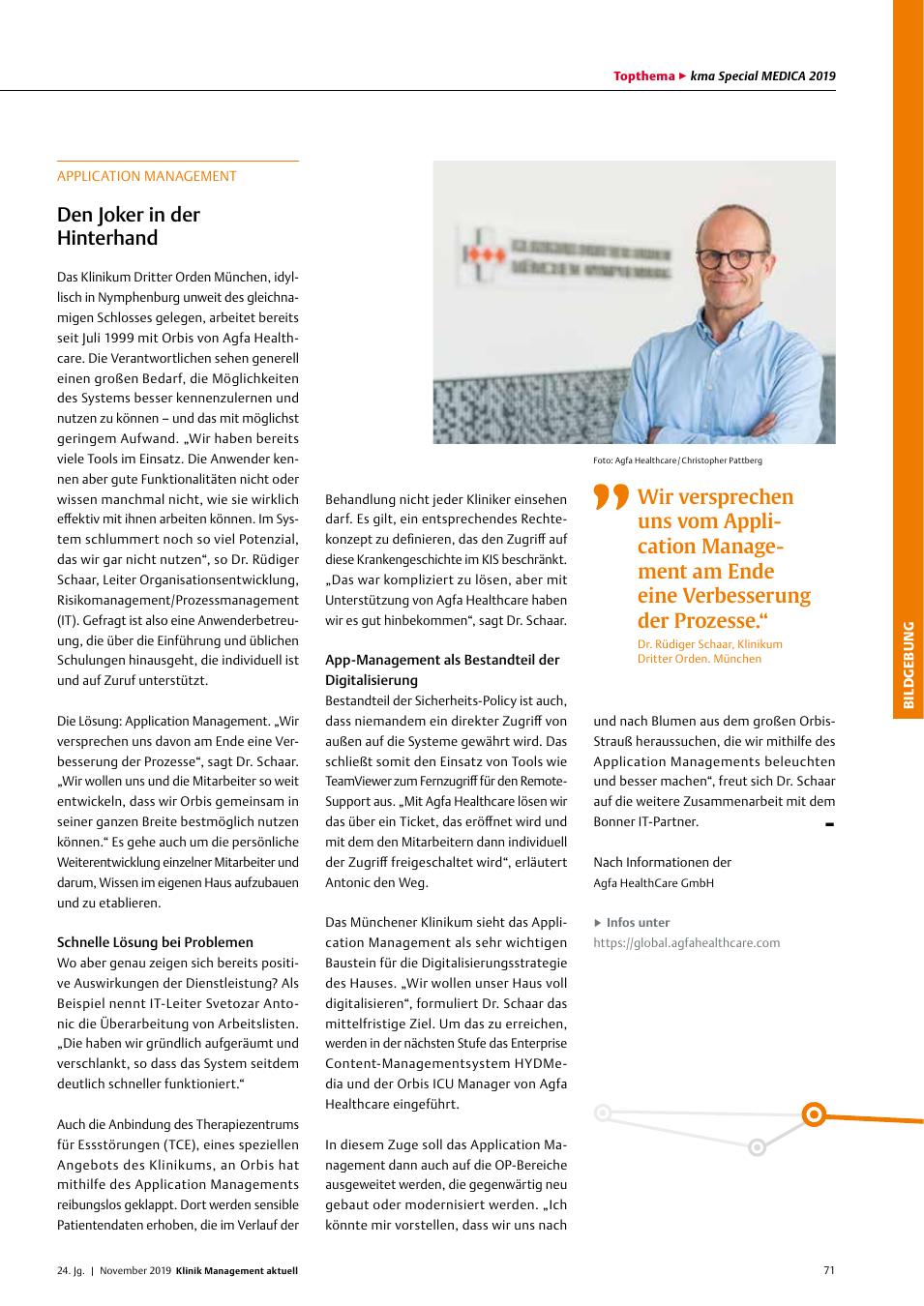 Vorschauseite 1: Application Management: Den Joker in der Hinterhand