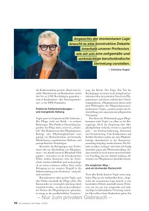 Vorschauseite 2: Pflege in der „strukturellen Ohnmacht“