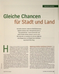 Vorschauseite 2: Gleiche Chancen für Stadt und Land