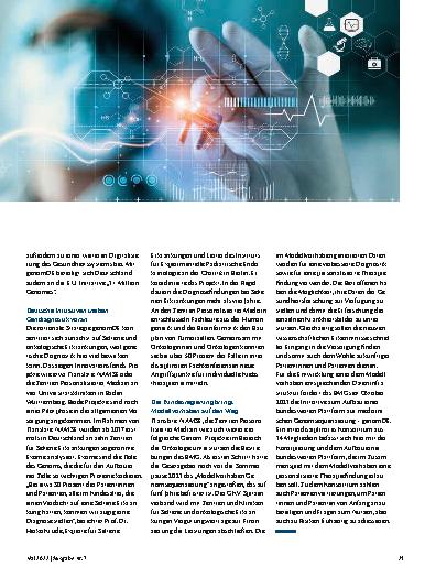 Vorschauseite 2: GenomDE revolutioniert die Gesundheitsversorgung.