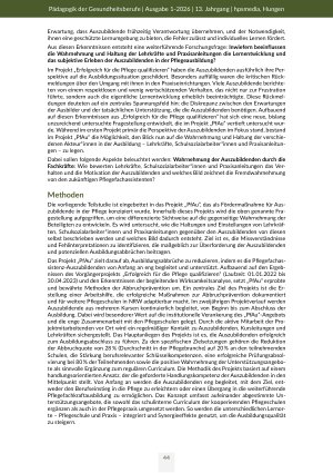 Vorschauseite 4: Heterogene Lernwelten in der Pflegefachassistenz Migration, Generationenunterschiede und die Rolle von Praxis, Schule und Schulsozialarbeit