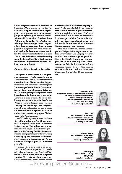 Vorschauseite 4: Für die nächste Pandemie wappnen