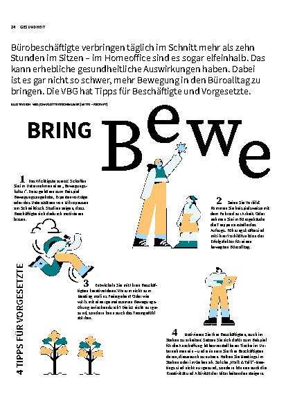 Vorschauseite 1: Bring Bewegung ins Büro