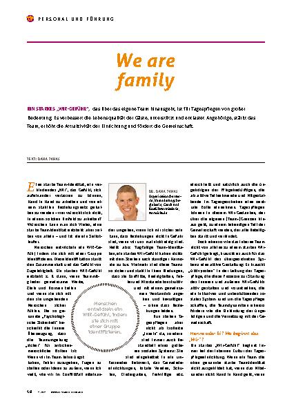 Vorschauseite 1: We are family