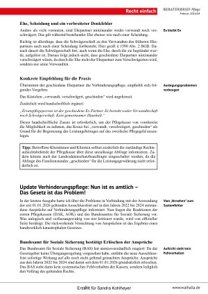 Vorschauseite 5: Beraterbrief Pflege Heft 4-2026