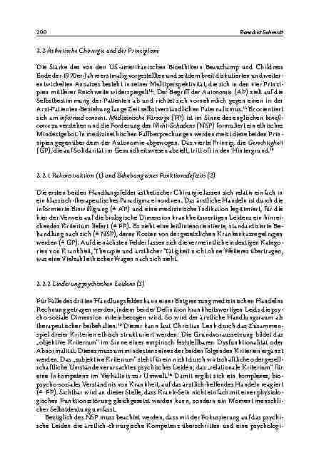 Vorschauseite 6: Zu schön, um wahr zu sein? Plastisch-ästhetische Chirurgie als Herausforderung für die Medizinethik