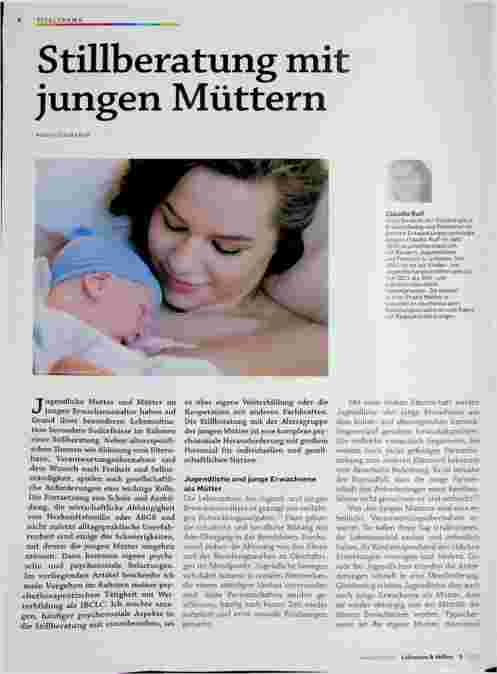 Vorschauseite 1: Stillberatung mit jungen Müttern