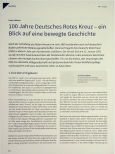 Vorschauseite 1: 100 Jahre Deutsches Rotes Kreuz - ein Blick auf eine bewegte Geschichte